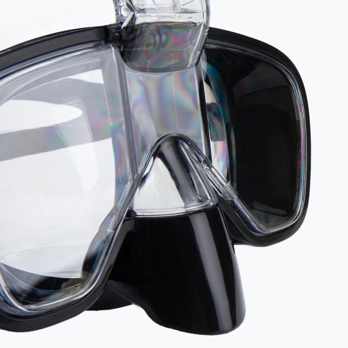 Σετ αναπνευστήρα AQUASTIC Μάσκα + αναπνευστήρας μαύρο SMFK-01SC 11