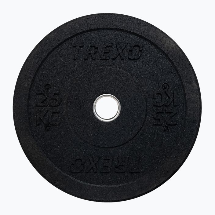 TREXO Ολυμπιακό βάρος προφυλακτήρα μαύρο TRX-BMP025 25 kg 2