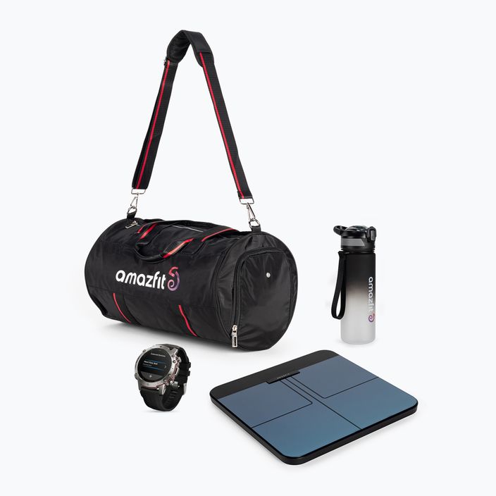 Ρολόι + Κλίμακα + Τσάντα + Τραπεζομάντηλο Amazfit Falcon ασημί-μαύρο W2029OV1N