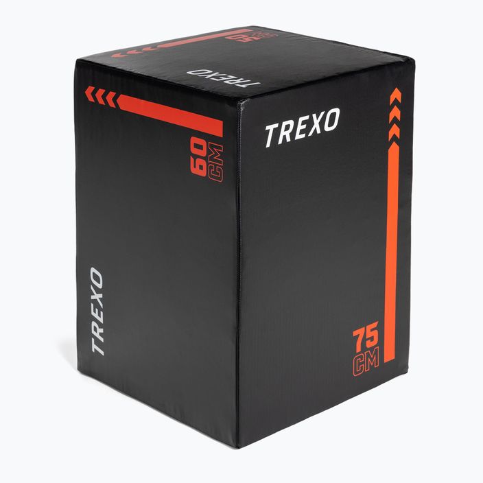 TREXO TRX-PB08 8kg πλειομετρικό κουτί μαύρο 2