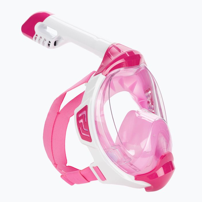 Παιδική μάσκα προσώπου για κολύμπι με αναπνευστήρα AQUASTIC KAI Jr ροζ