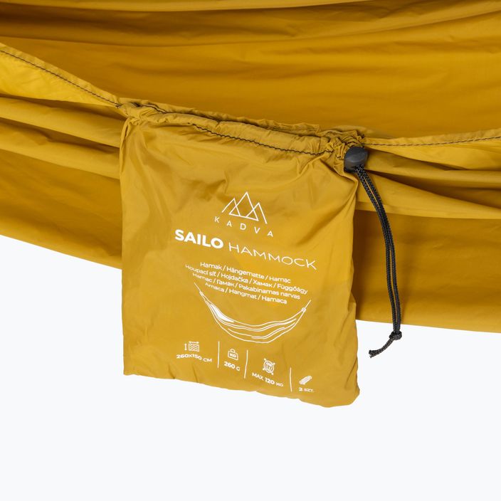 KADVA Sailo Hammock αιώρα πεζοπορίας καφέ 5