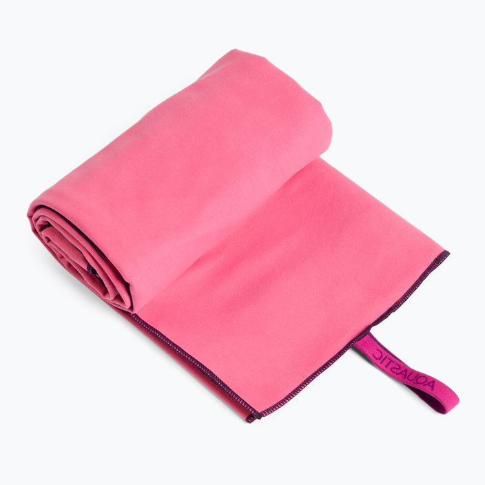 AQUASTIC Havlu XL πετσέτα γρήγορου στεγνώματος ροζ 2