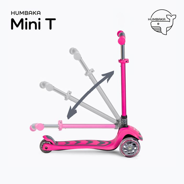 HUMBAKA Mini T ροζ παιδικό τρίκυκλο HBK-S6T 3