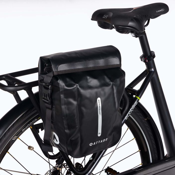 ATTABO 7L ποδηλατική βαλίτσα ποδηλάτου μαύρο APB-230 10