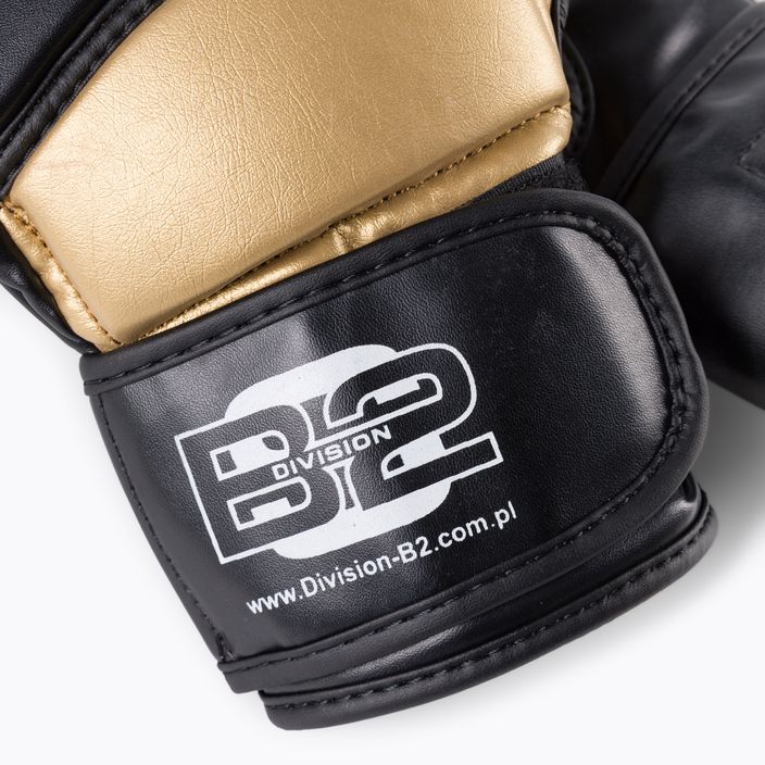 Γάντια Grappling για MMA DIVISION B-2 μαύρο DIV-MMA04 4