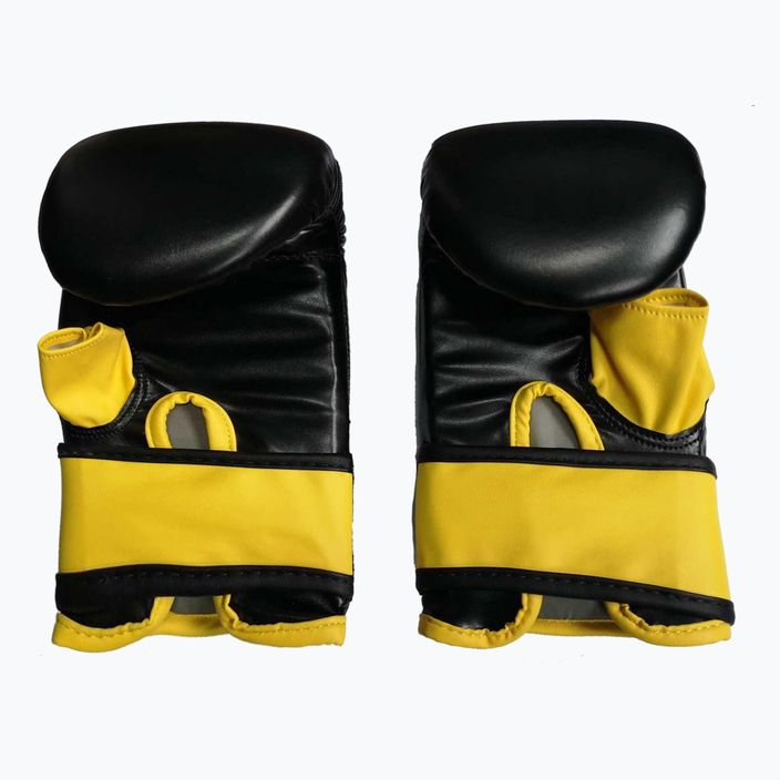 DIVISION B-2 γάντια πυγμαχίας οργάνων μαύρα και κίτρινα DIV-BG03 9