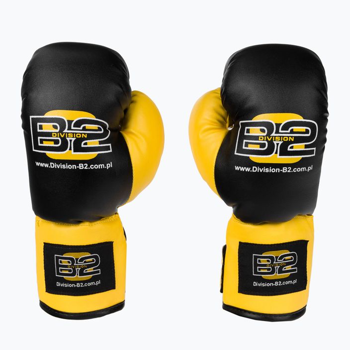 Παιδικό σετ πυγμαχίας DIVISION B-2 σάκος 7kg + γάντια πυγμαχίας 6oz μαύρο DIV-JBS0002 3