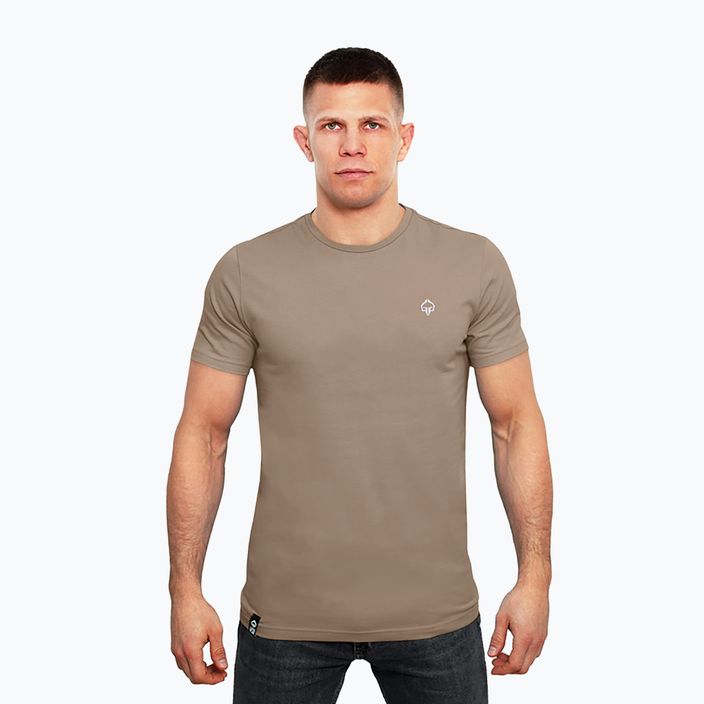 Ανδρικό μπλουζάκι Ground Game Minimal 2.0 T-shirt μπεζ