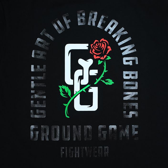 Ανδρικό μπλουζάκι Ground Game Rose T-shirt μαύρο 3