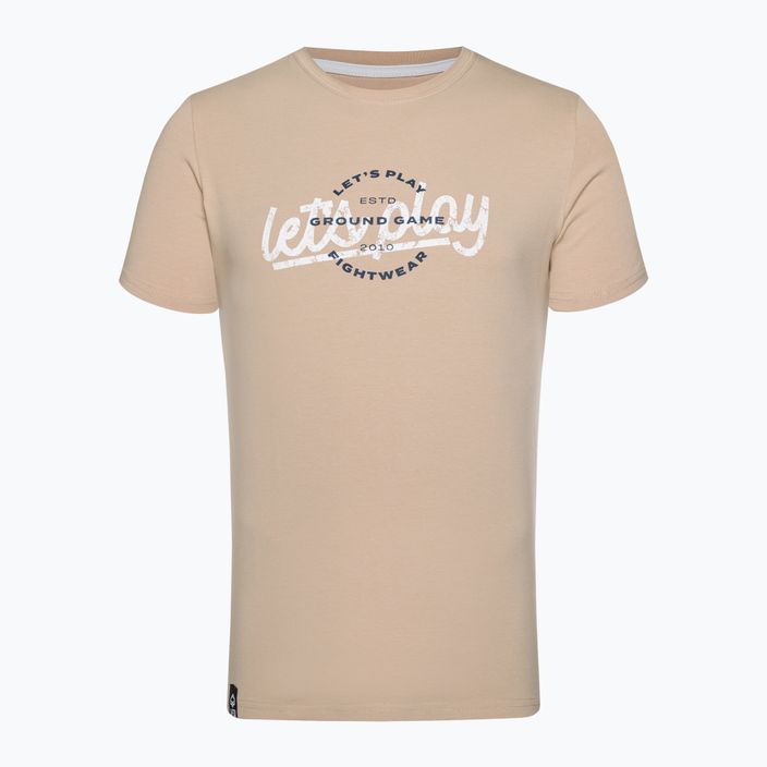 Ανδρικό μπλουζάκι Ground Game Play T-shirt καφέ 2