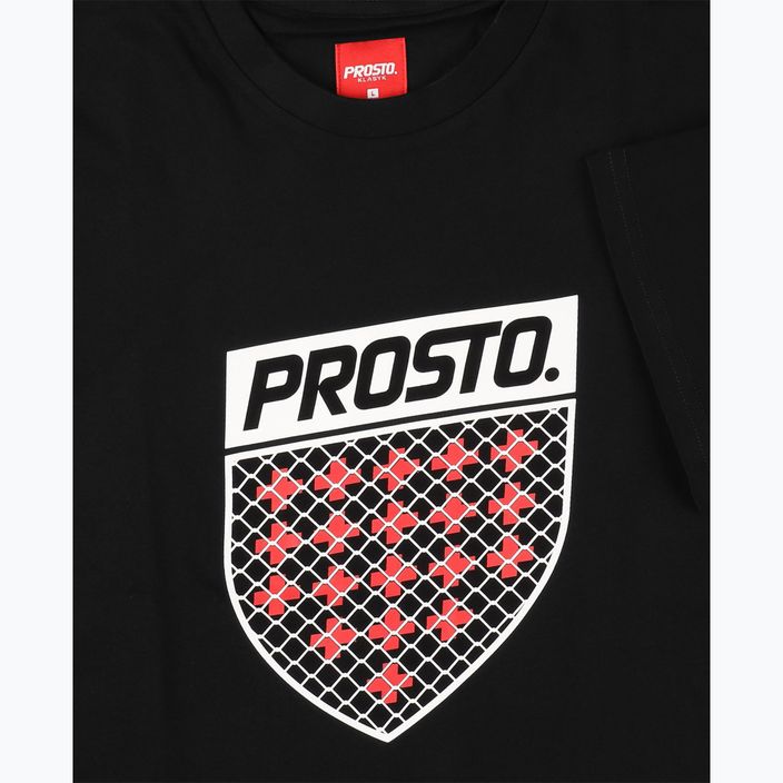 PROSTO Tripad μαύρο ανδρικό t-shirt 3