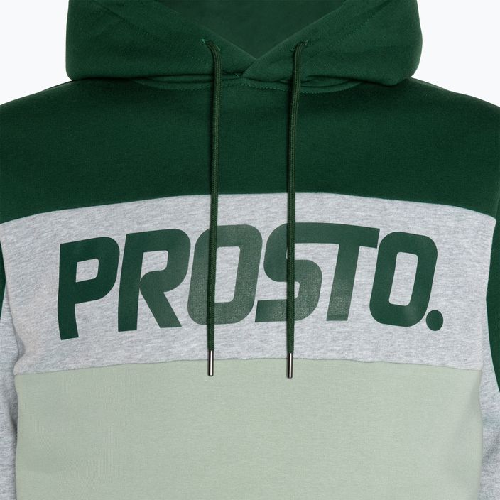 Ανδρικό PROSTO Hoodie Quazz πράσινο 3