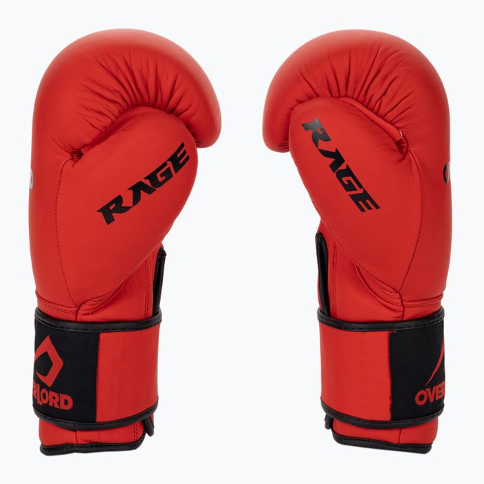 Overlord Rage κόκκινα γάντια πυγμαχίας 100004-R 5