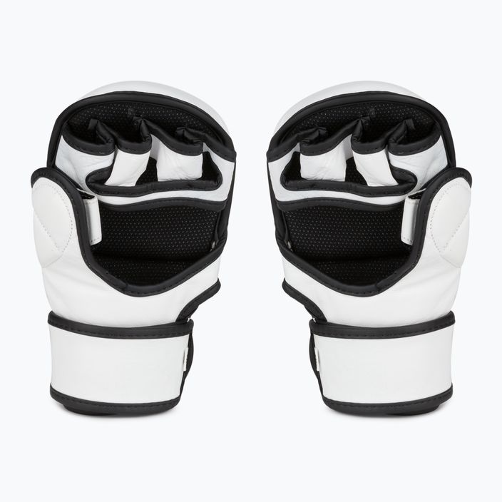 Overlord Sparring MMA γάντια πάλης φυσικό δέρμα λευκό 101003-W/M 2