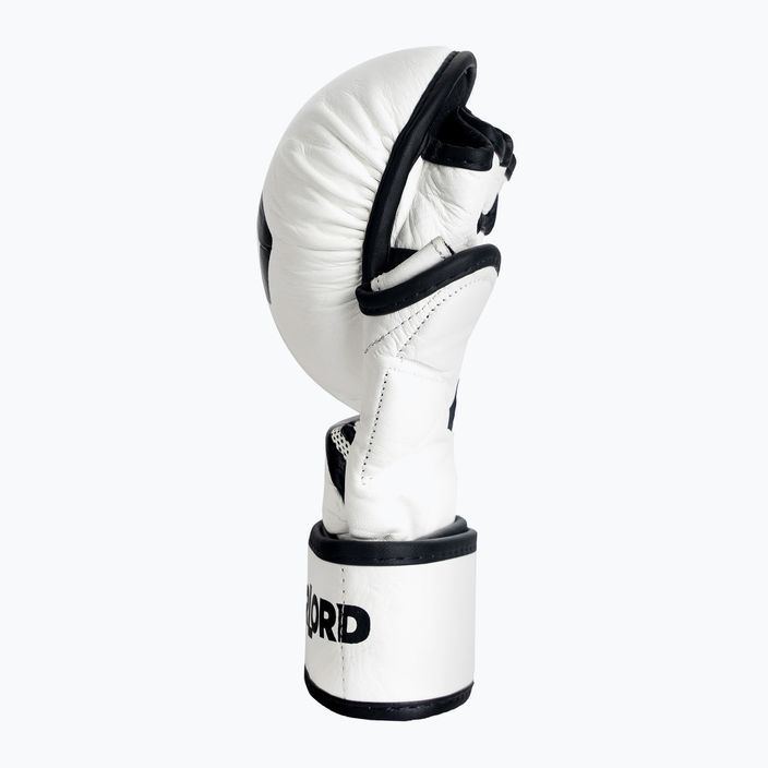 Overlord Sparring MMA γάντια πάλης φυσικό δέρμα λευκό 101003-W/M 7