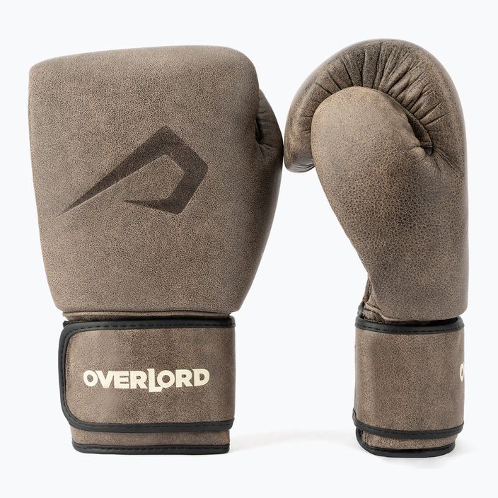 Overlord Old School καφέ γάντια πυγμαχίας 100006-BR 7