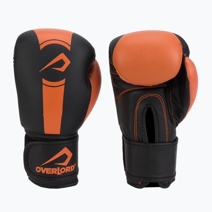 Overlord Boxer γάντια μαύρα και πορτοκαλί 100003 3