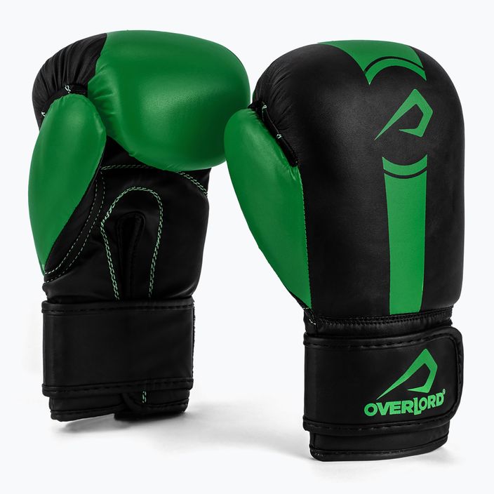 Overlord Boxer Gloves μαύρο-πράσινο 100003-GR 6