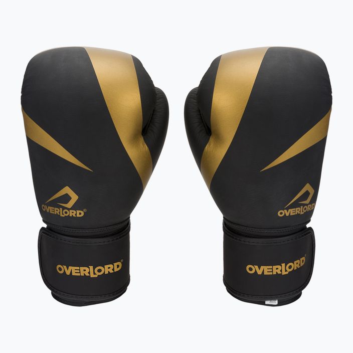 Overlord Riven μαύρα και χρυσά γάντια πυγμαχίας 100007