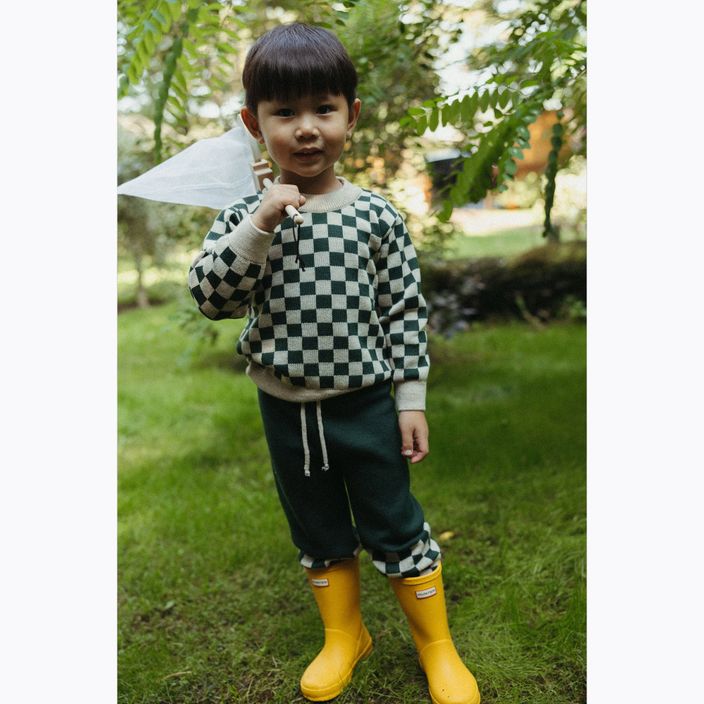 KID STORY Merino πράσινο παιδικό πουλόβερ με σκακιέρα 5