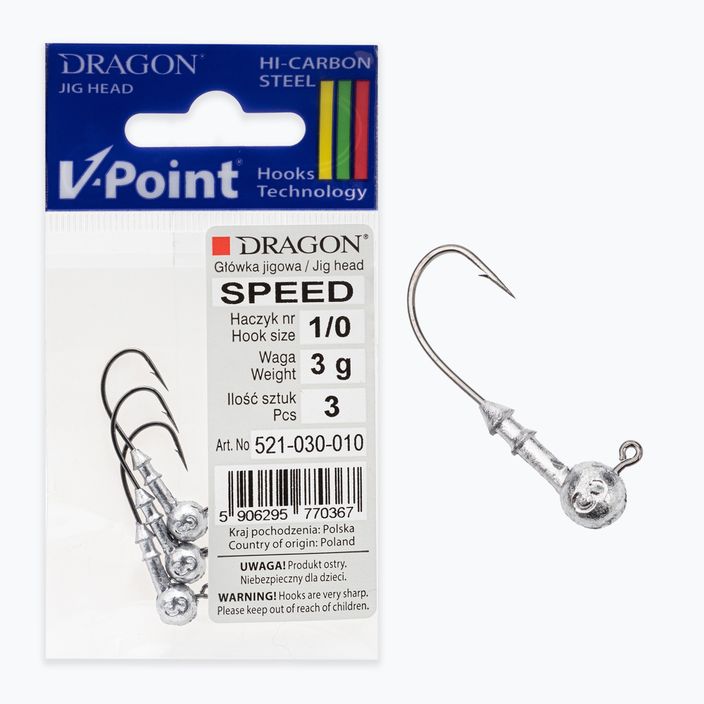 DRAGON V-Point Speed 3g 3pc jig head μαύρο PDF-521-030-010