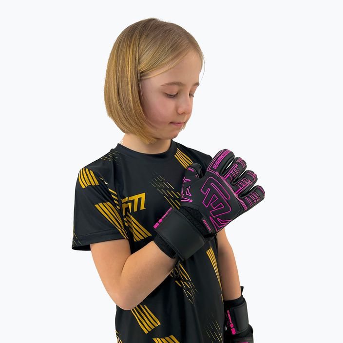 Football Masters Symbio NC ροζ παιδικά γάντια τερματοφύλακα 3