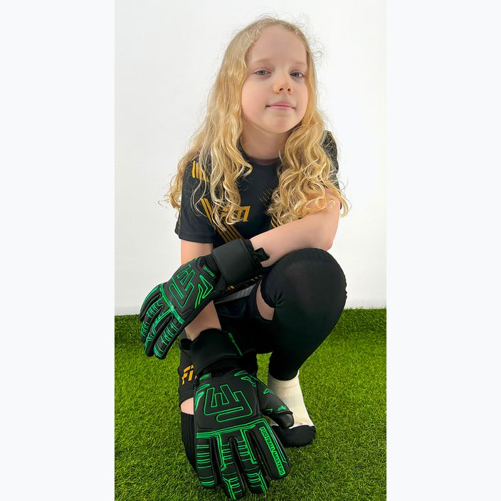 Football Masters Symbio NC πράσινα παιδικά γάντια τερματοφύλακα 3