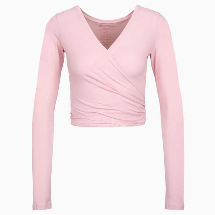 Γυναικεία μπλούζα γιόγκα Moonholi Total Eclipse Wrap Top Nude pink 205