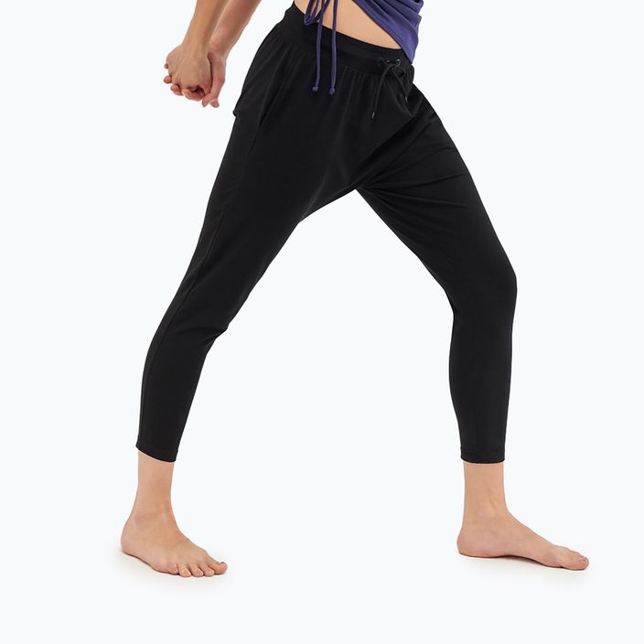 Γυναικείο Moonholi Cosmic Cropped Track Yoga Pants μαύρο 219 4
