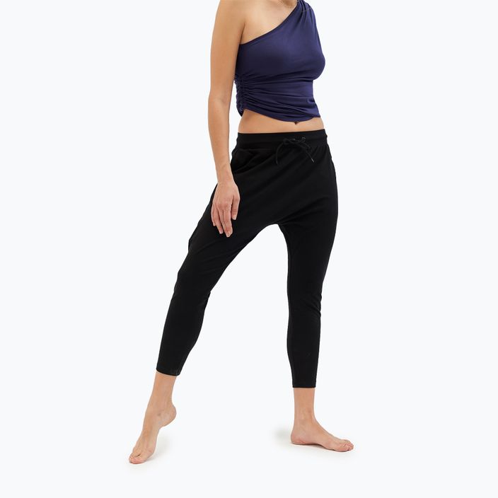 Γυναικείο Moonholi Cosmic Cropped Track Yoga Pants μαύρο 219 2