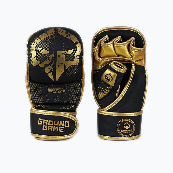 Ground Game MMA Κλουβί Χρυσά γάντια σπάρινγκ MMASPARGLOCGOL