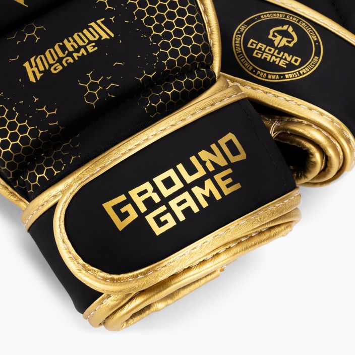 Ground Game MMA Cage Gold γάντια προπόνησης μαύρο MMAGLOCGOLDSM 4
