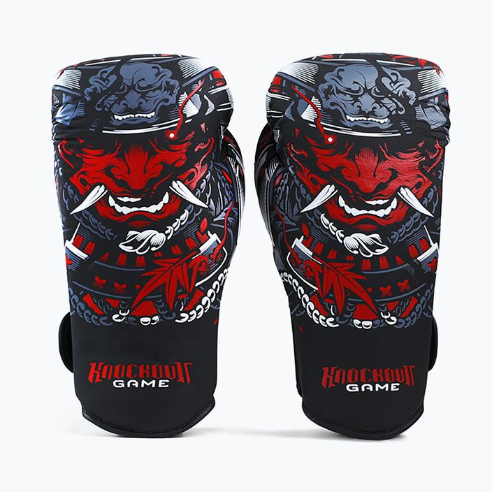 Γάντια πυγμαχίας Ground Game "Samurai" μαύρα 21BOXGLOSAM10 4