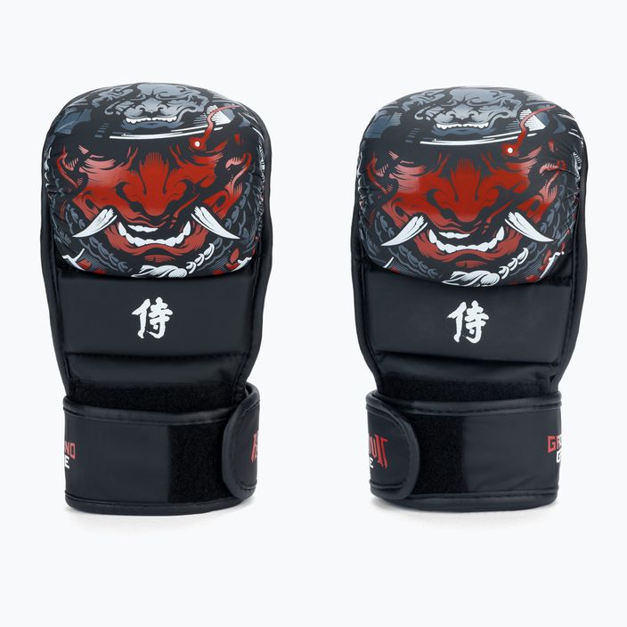 Ground Game MMA Sparring Gloves "Samurai" μαύρο 21MMASPARGLOSA