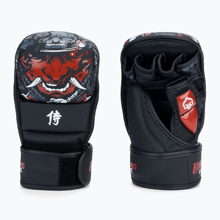 Ground Game MMA Sparring Gloves "Samurai" μαύρο 21MMASPARGLOSA 3
