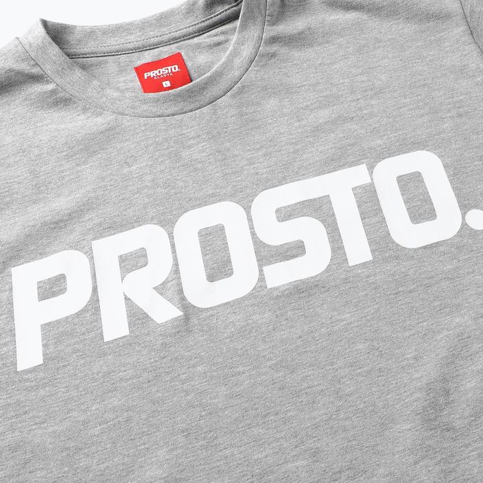 PROSTO Classic XXII γκρι ανδρικό t-shirt KL222MTEE1072 3