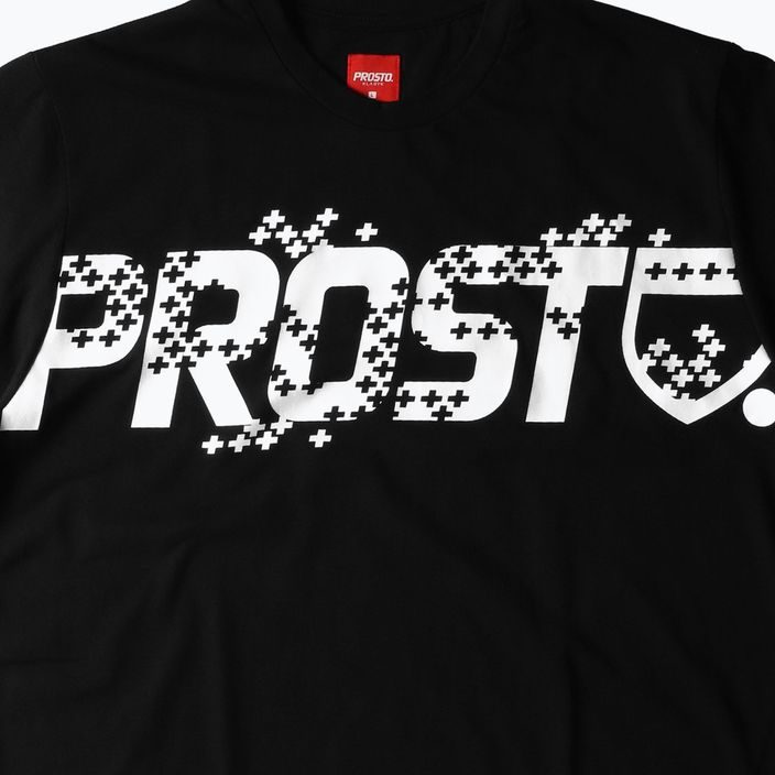 PROSTO Plusrain ανδρικό t-shirt μαύρο KL222MTEE1161 3