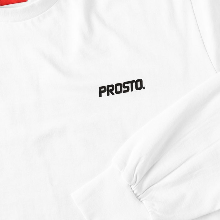 PROSTO Typeskur LS ανδρικό μακρυμάνικο t-shirt λευκό KL222MTEE2071 3