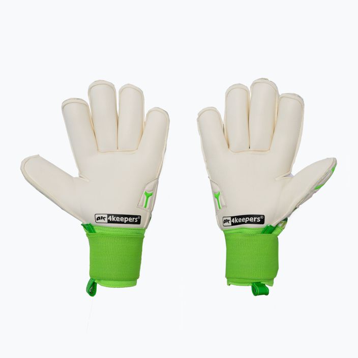 4keepers Force V 3.20 RF γάντια τερματοφύλακα λευκά και πράσινα 4267 2
