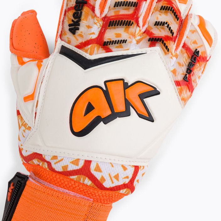 4keepers Force V 2.20 RF παιδικά γάντια τερματοφύλακα πορτοκαλί και λευκό 4694 3