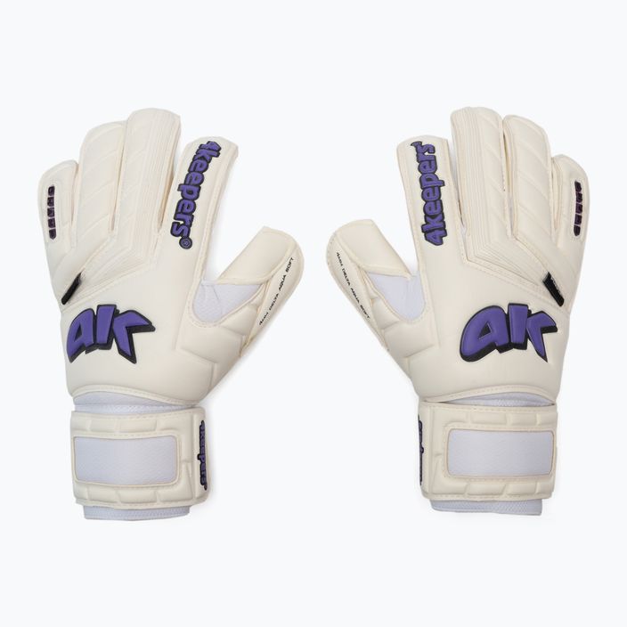 4keepers Champ Purple V Rf γάντια τερματοφύλακα σε λευκό και μοβ χρώμα