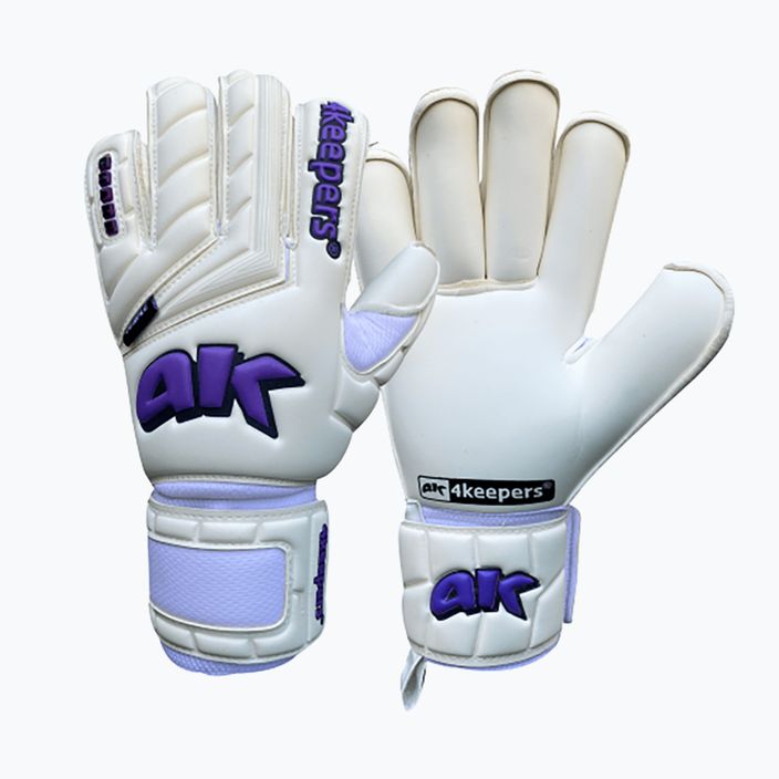 4keepers Champ Purple V Rf γάντια τερματοφύλακα σε λευκό και μοβ χρώμα 6