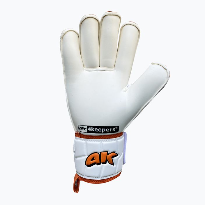 Παιδικά γάντια τερματοφύλακα 4keepers Champ Training V Rf λευκό και πορτοκαλί 5