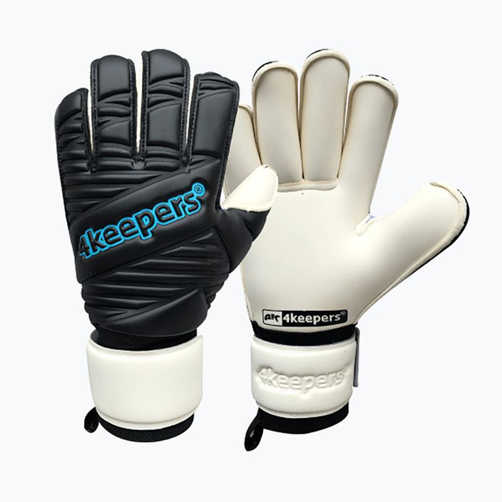 4keepers Retro IV RF γάντια τερματοφύλακα μαύρο και άσπρο 4KRETROBLRF 6