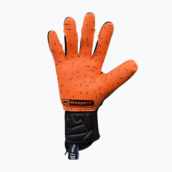 4Keepers Equip Flame Nc γάντια τερματοφύλακα μαύρα και πορτοκαλί EQUIPFLNC 5