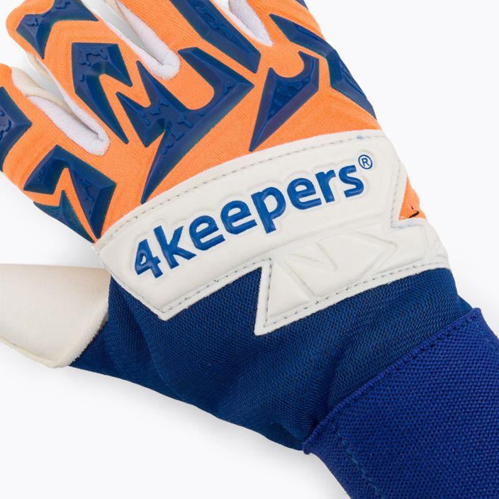 4Keepers Equip Puesta Nc Jr παιδικά γάντια τερματοφύλακα μπλε και πορτοκαλί EQUIPPUNCJR 3