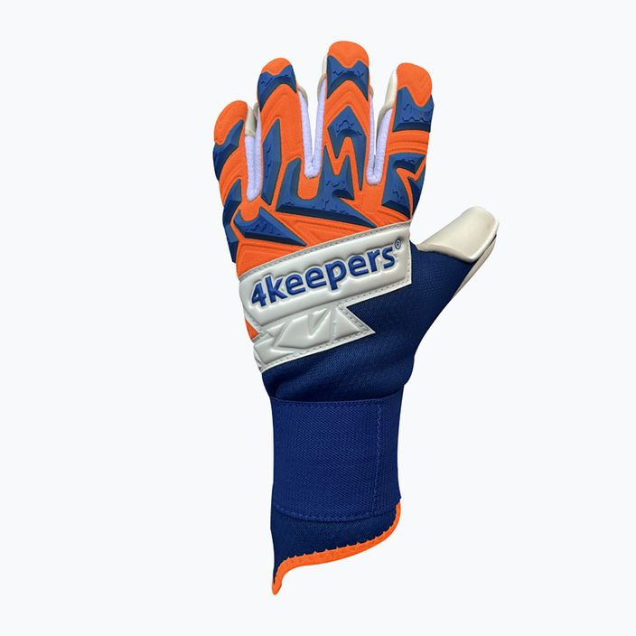 4Keepers Equip Puesta Nc μπλε-πορτοκαλί γάντια τερματοφύλακα EQUIPPUNC 4
