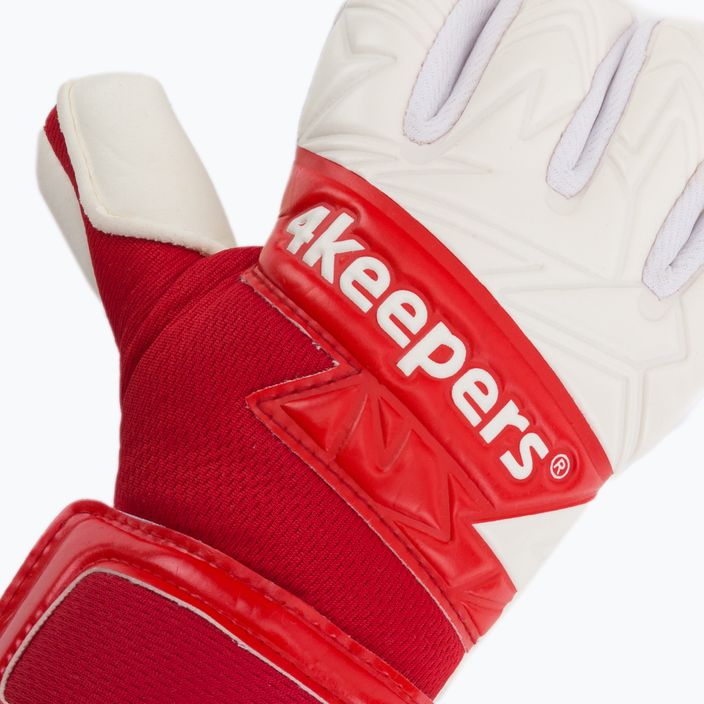 Παιδικά γάντια τερματοφύλακα 4Keepers Equip Poland Nc Jr λευκό και κόκκινο EQUIPPONCJR 3