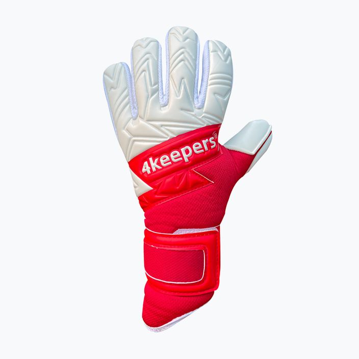 Παιδικά γάντια τερματοφύλακα 4Keepers Equip Poland Nc Jr λευκό και κόκκινο EQUIPPONCJR 4